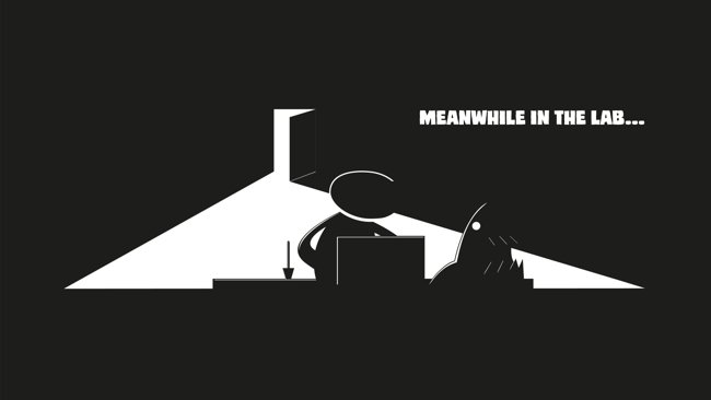 Wiseframe: opening scene of the illustrated story